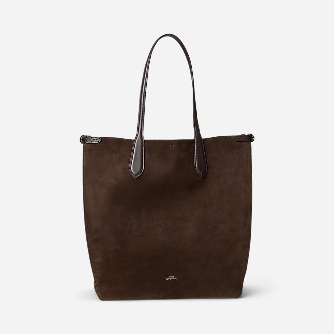 Bellport Sude North-South Tote - Chocolate/Tobacco