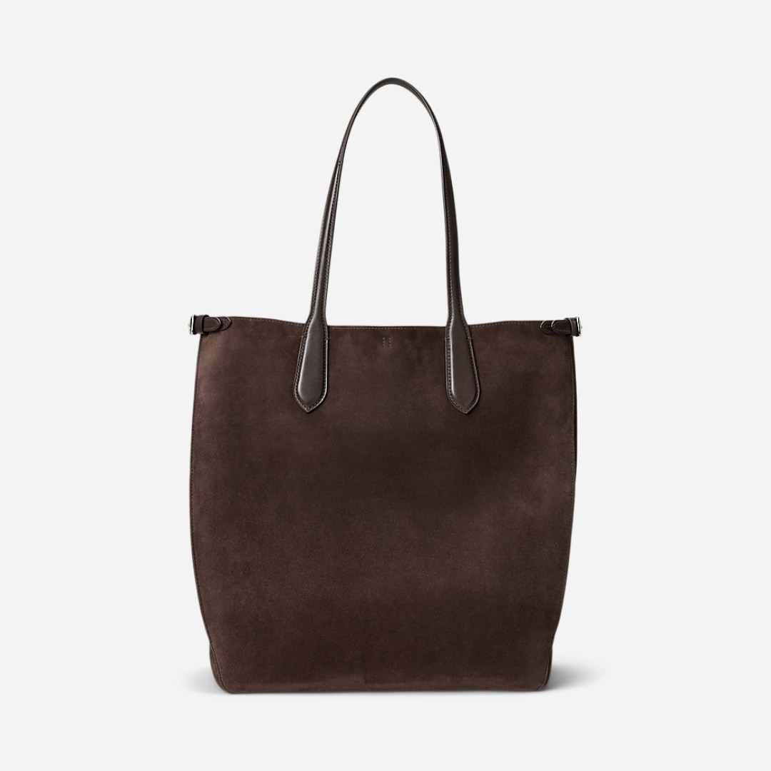 Bellport Sude North-South Tote - Chocolate/Tobacco