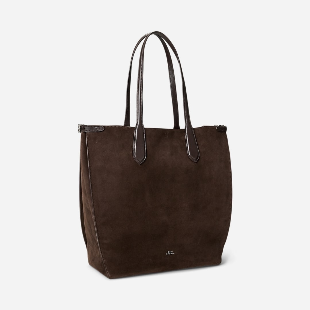 Bellport Sude North-South Tote - Chocolate/Tobacco