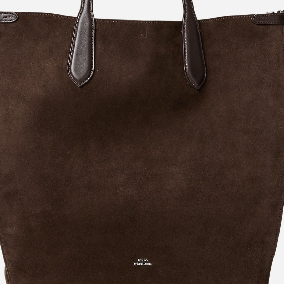 Bellport Sude North-South Tote - Chocolate/Tobacco