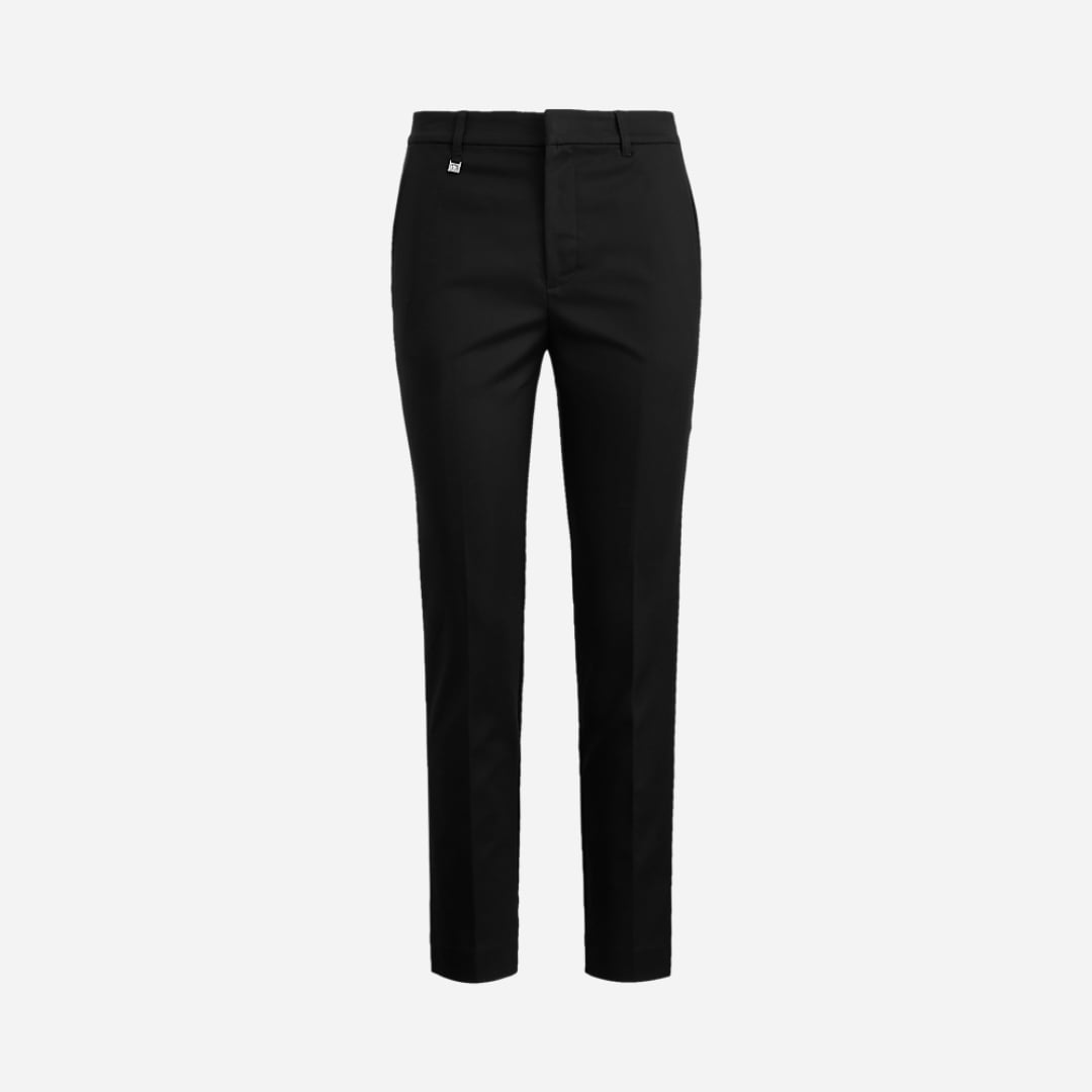 Double-Faced Stretch Cotton Pant - Polo Black