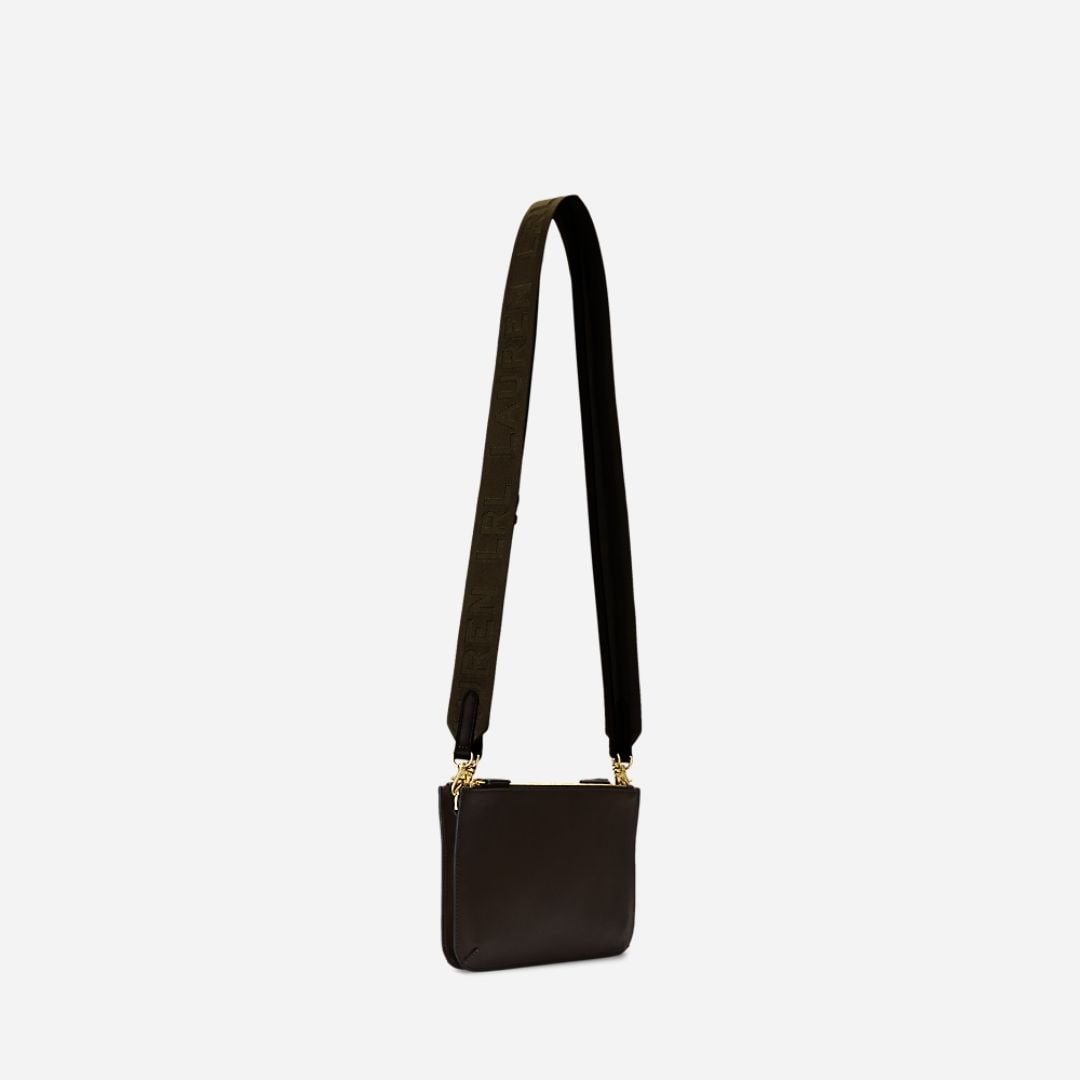 Leather Medium Landyn Crossbody Bag - Black