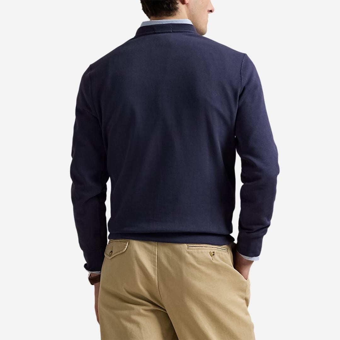 Polo Bear Fleece Sweatshirt - Faded Blue Hrtg Bear