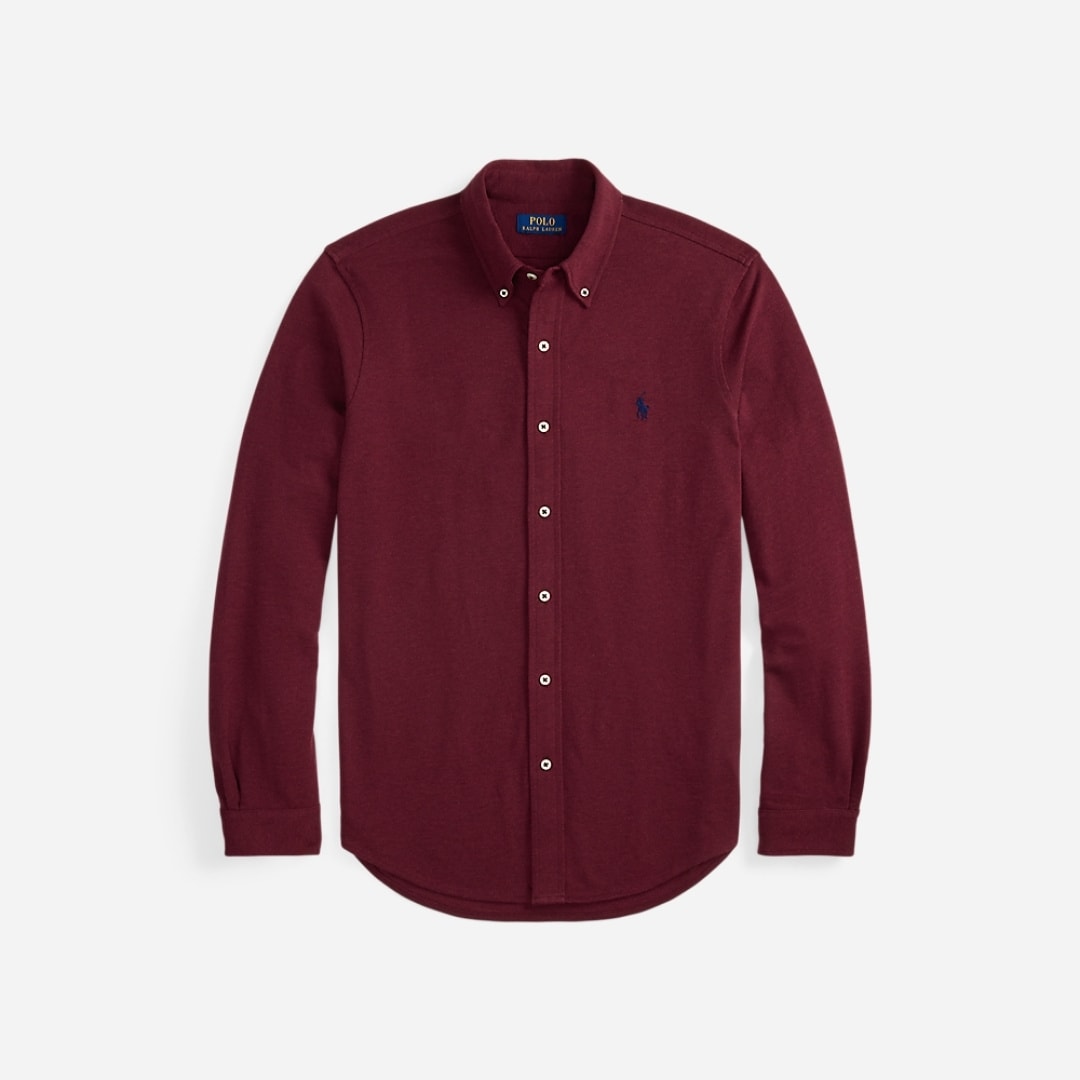 Featherweight Mesh Shirt - Spring Wine Heather