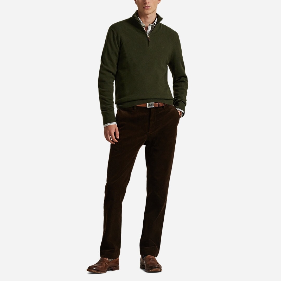 Andover Slim Fit Stretch Corduroy Pant - Cooper Brown X
