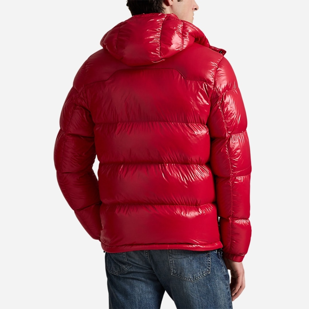 The Gorham Glossed Down Jacket - Rl 2000 Red Glossy