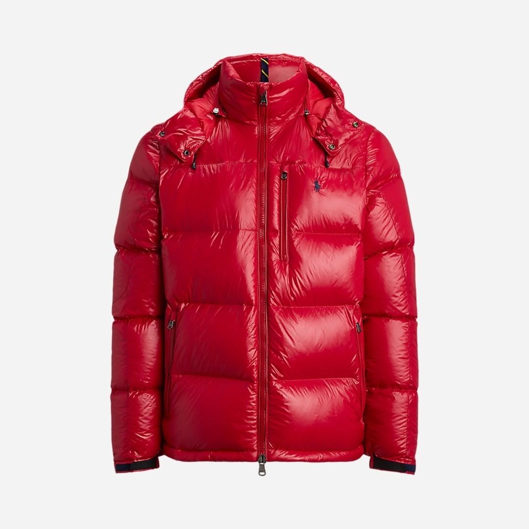 The Gorham Glossed Down Jacket - Rl 2000 Red Glossy