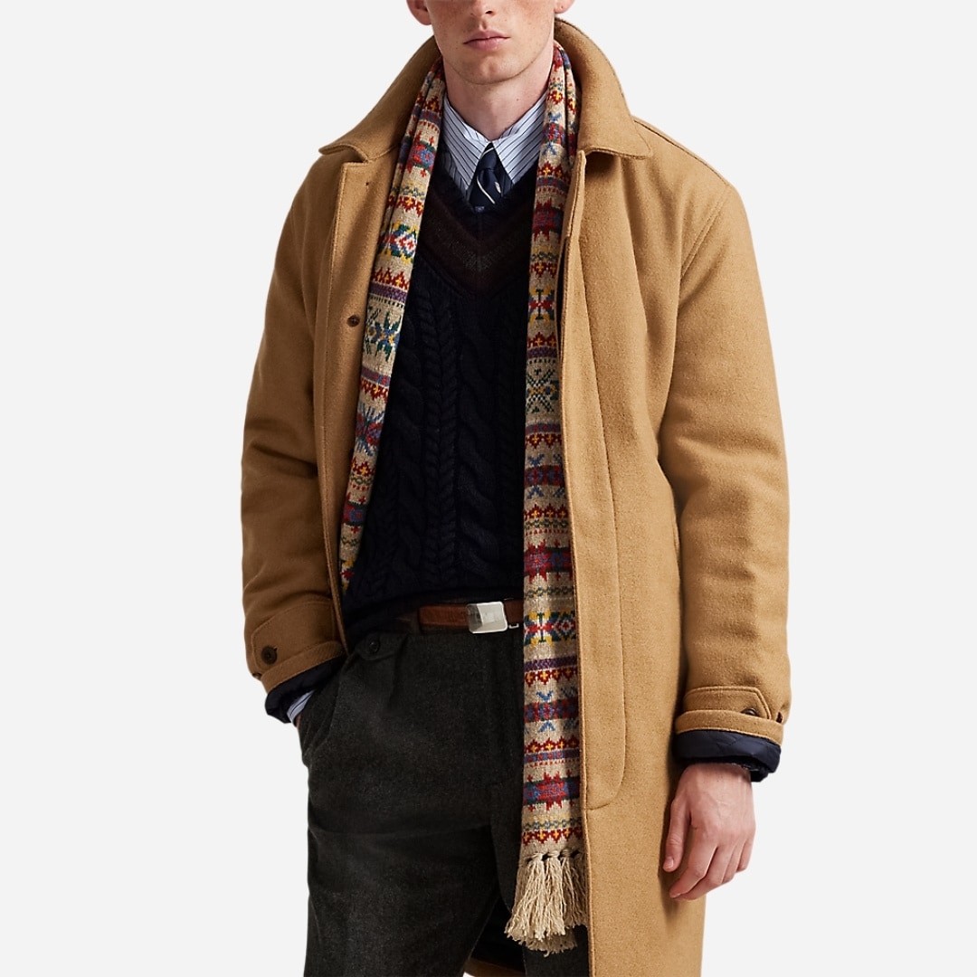 The Langdon Wool Walking Coat - Cafe Cream X
