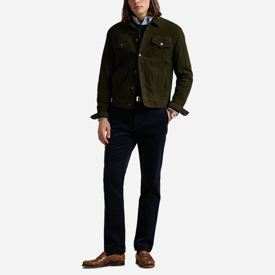 Andover Slim Fit Stretch Corduroy Pant - Aviator Navy