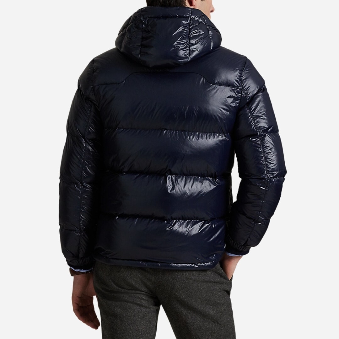 The Gorham Glossed Down Jacket - Collection Navy Glossy