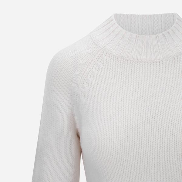 Raglan Crew Sweater - Off White