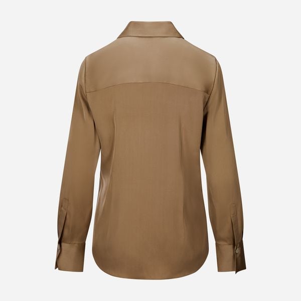 Slim Fit Classic Shirt - Fawn