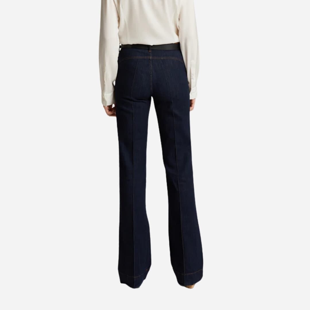 Fayme Flared Jeans - Denim Blue