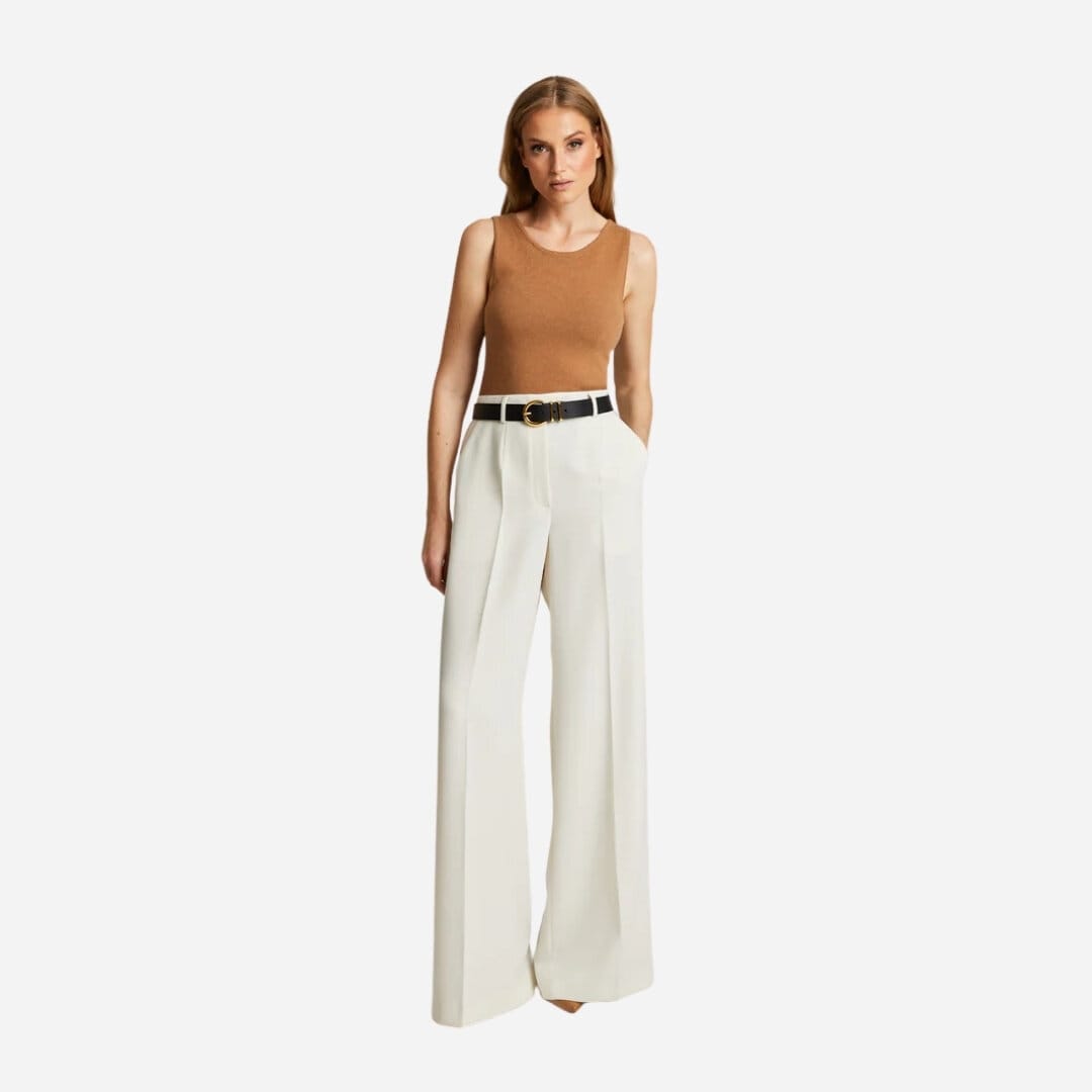 Sylva Merino-Cashmere Top - Camel
