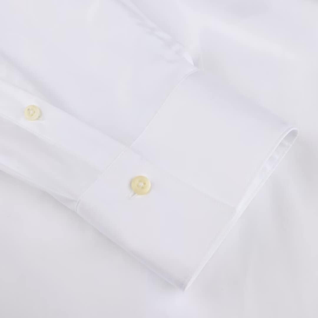 Jackie Tuxedo Shirt - White