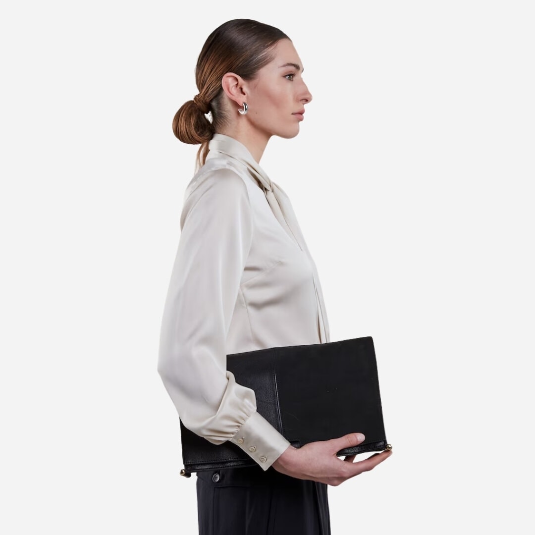 Selma Silk Blouse - Champagne