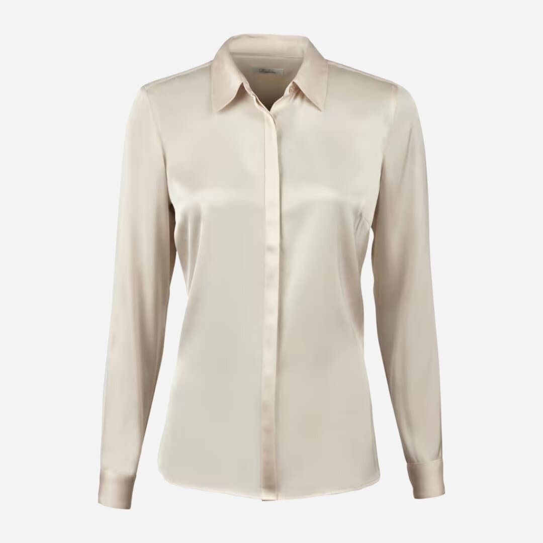 Susan Silk Shirt - Champagne