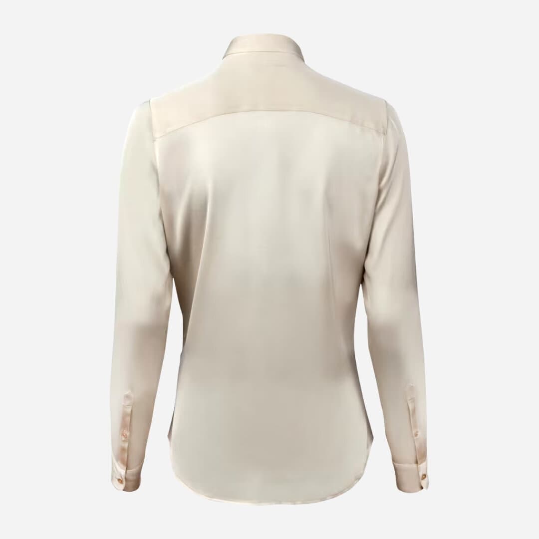 Susan Silk Shirt - Champagne