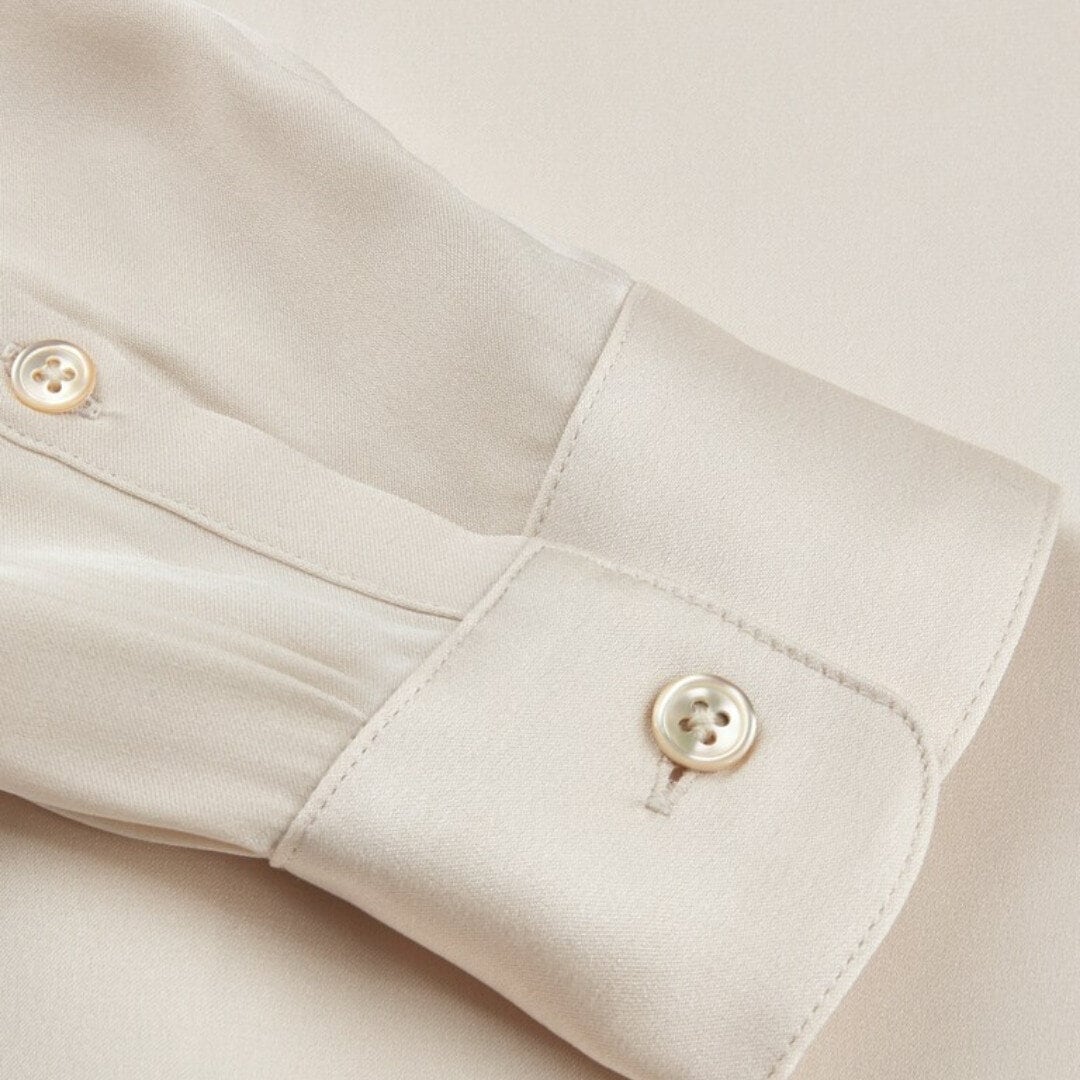 Susan Silk Shirt - Champagne