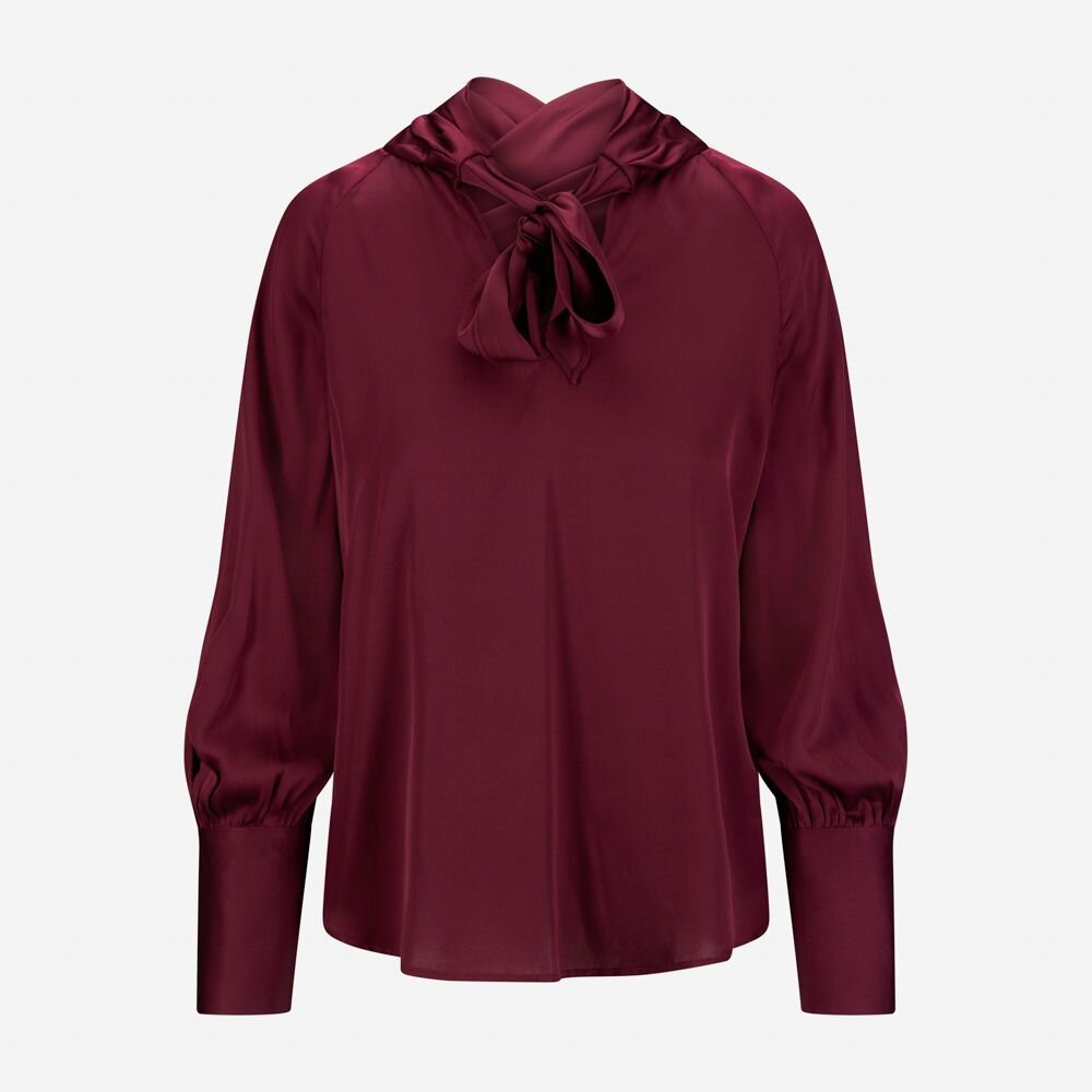 Kristine Blouse - Dark Red