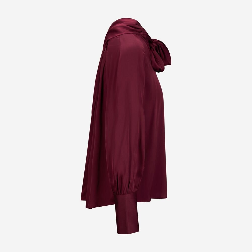Kristine Blouse - Dark Red