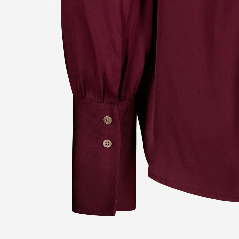 Kristine Blouse - Dark Red