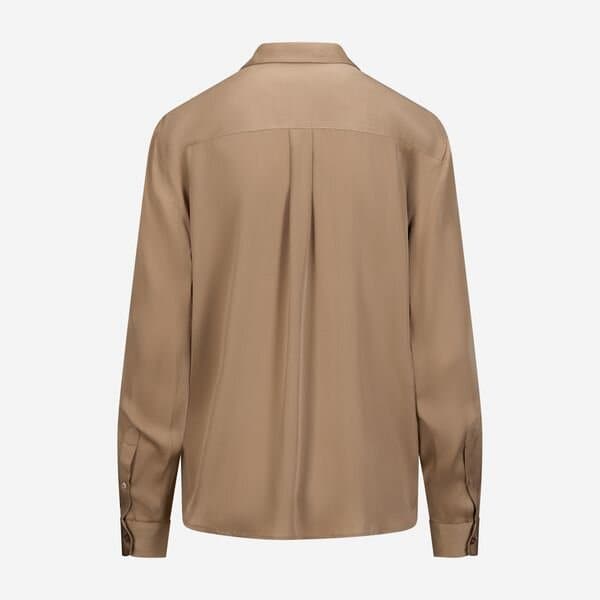 Kornelia Silk Shirt - Beige