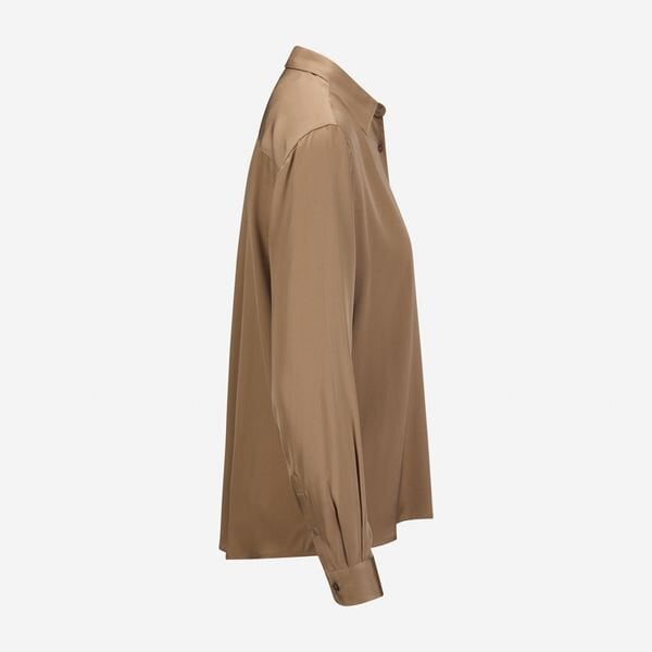 Kornelia Silk Shirt - Beige