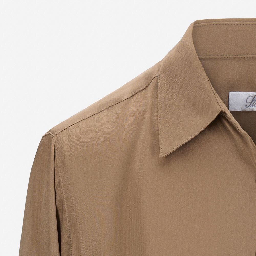 Kornelia Silk Shirt - Beige