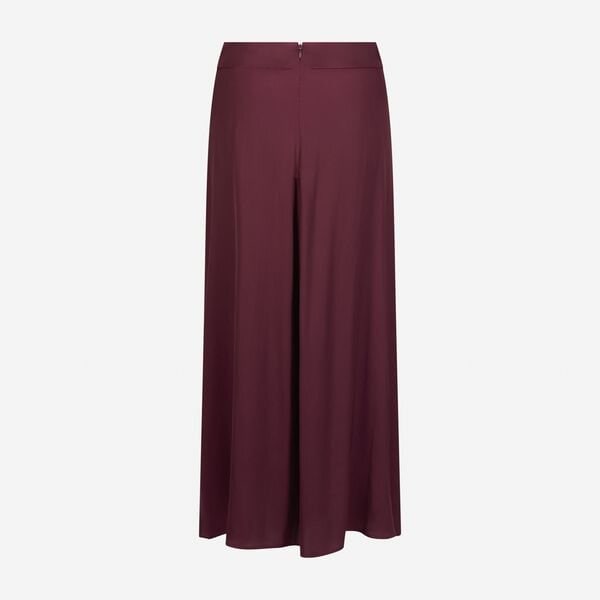 Jada Silk Skirt - Dark Red