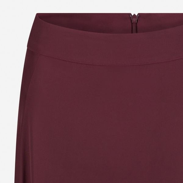 Jada Silk Skirt - Dark Red
