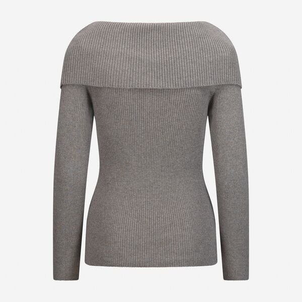 Klara Off Shoulder Knit - Light Brown