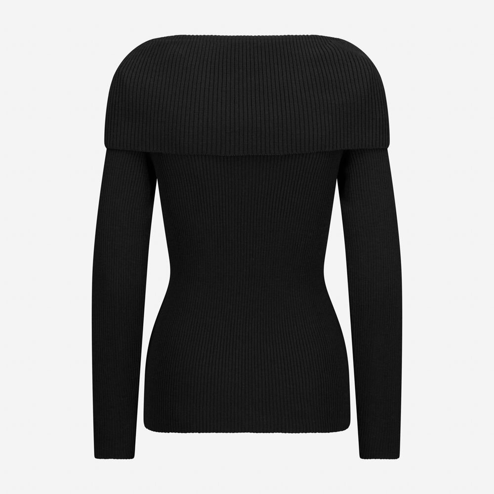 Klara Off Shoulder Knit - Black
