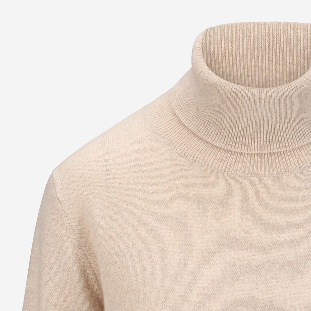 Kajsa Cashmere Turtleneck - Beige