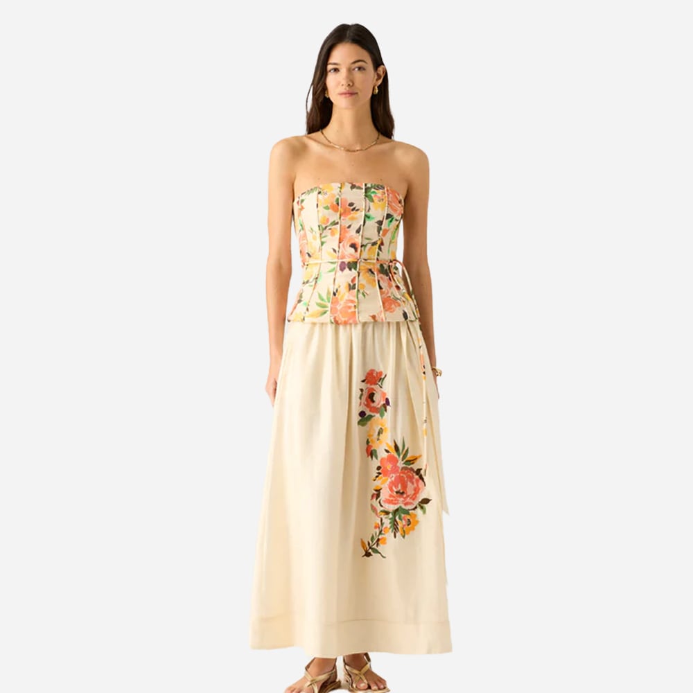Soleil Midi Skirt - Ivory