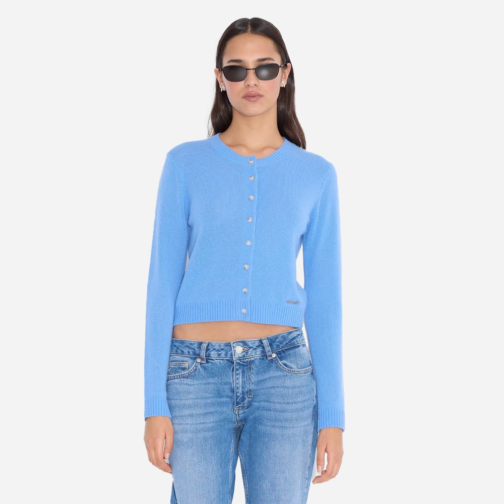 Cashmere Cardigan - Blue