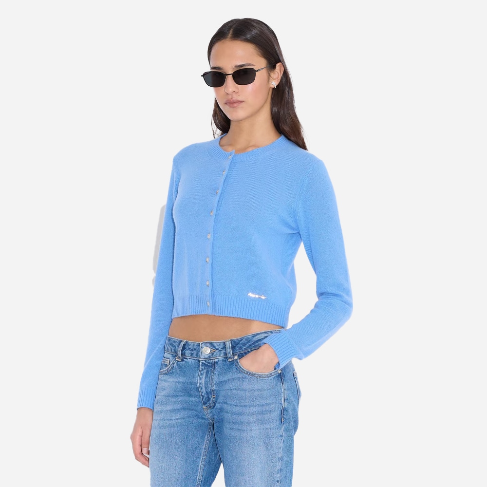 Cashmere Cardigan - Blue