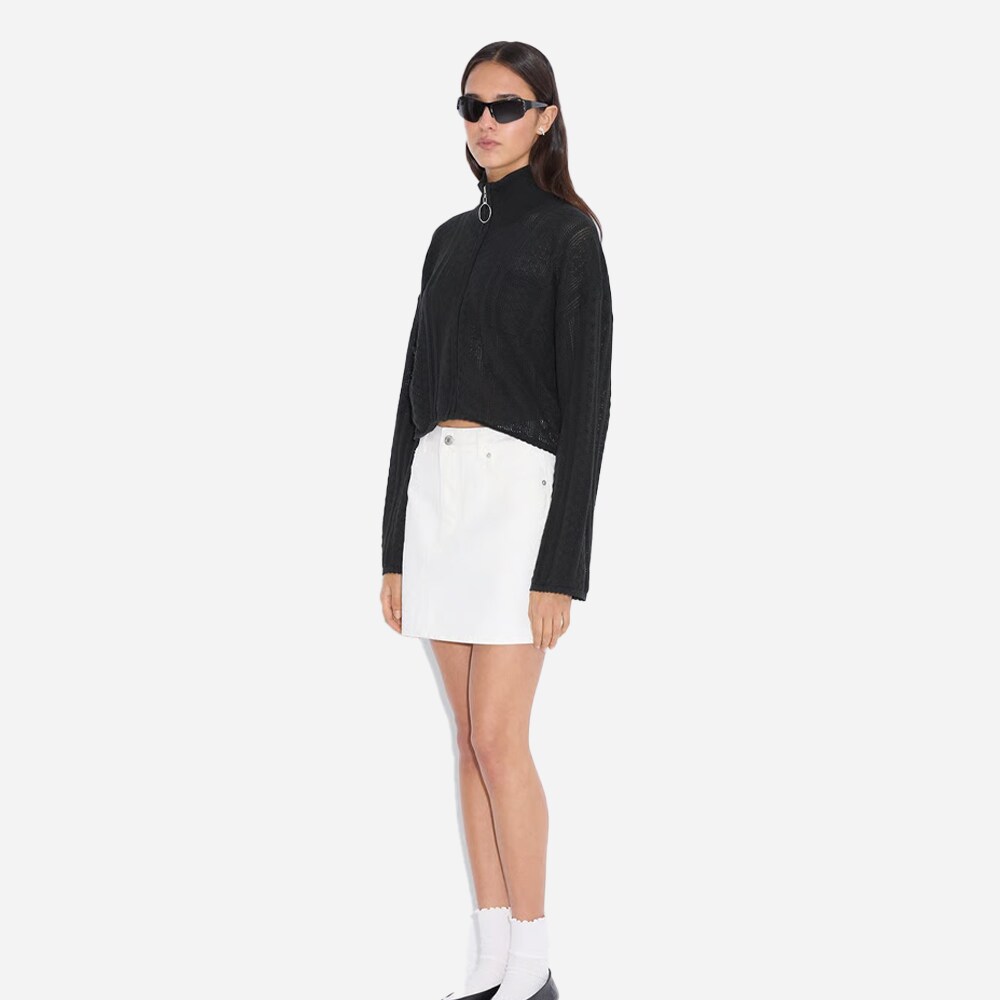 Tine Crochet Cardigan - Black