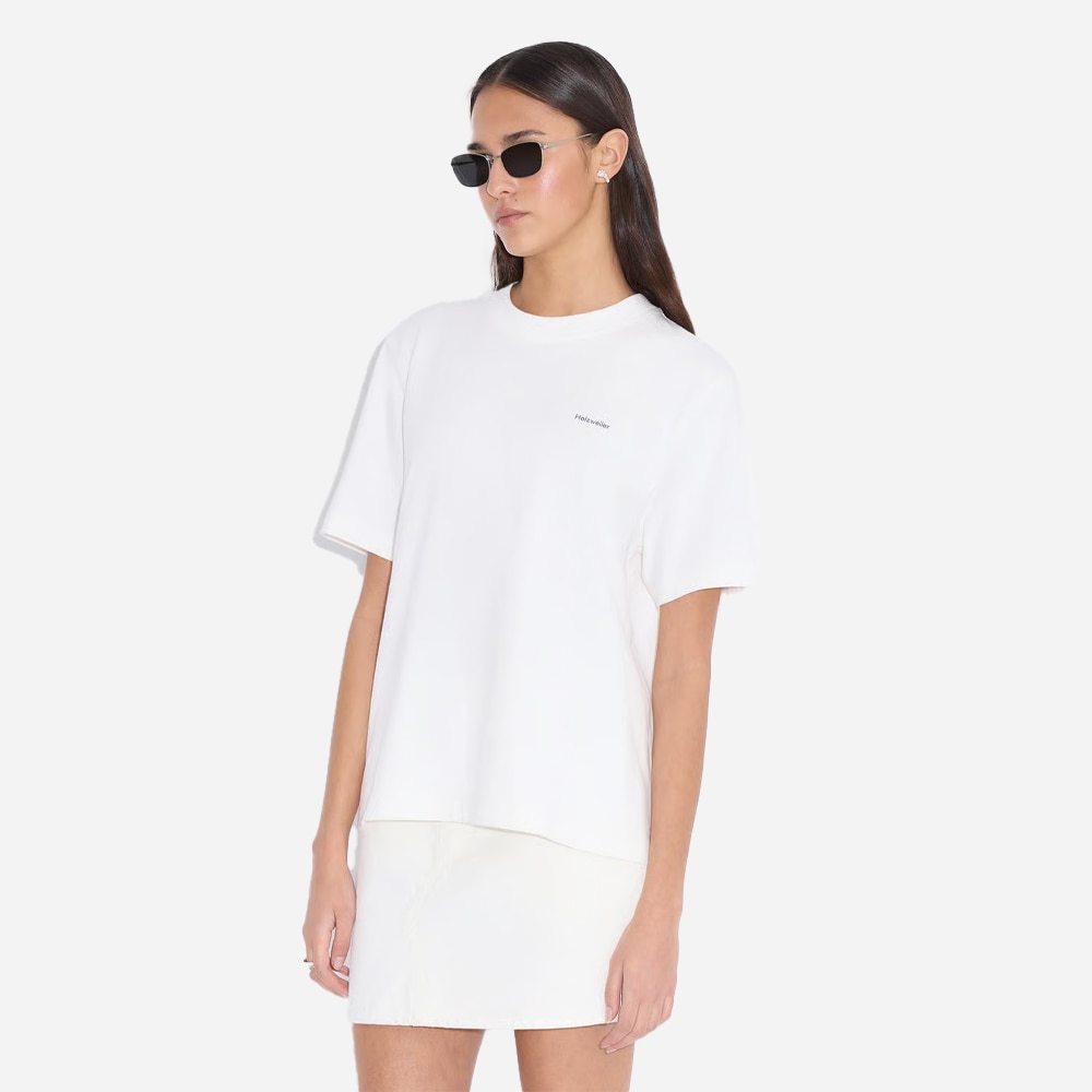 W Relaxed Tee - White
