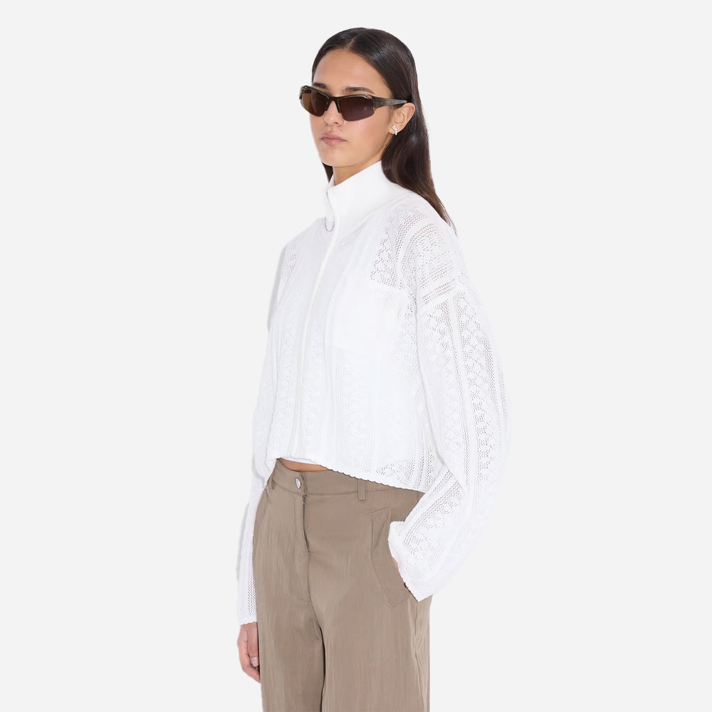 Tine Crochet Cardigan - Ecru