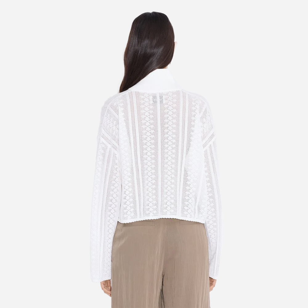 Tine Crochet Cardigan - Ecru