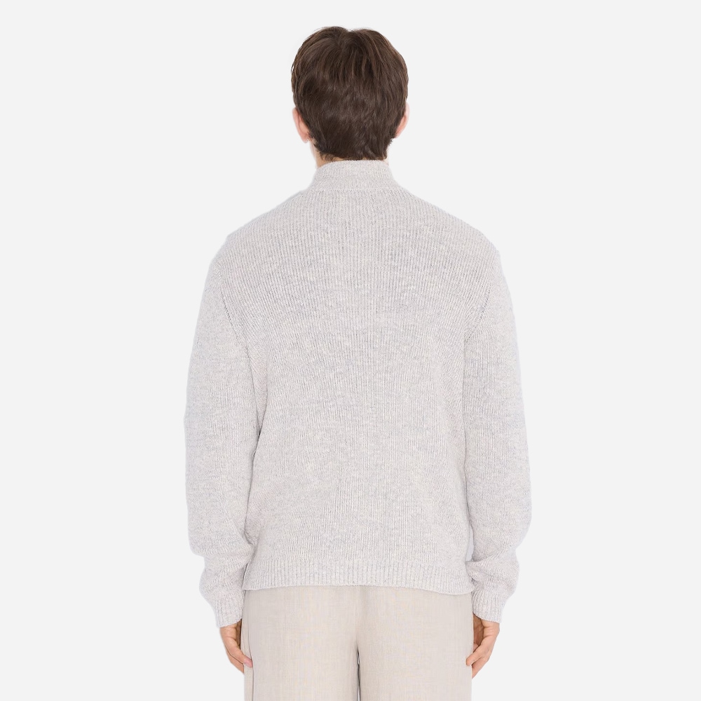 Atlantic Zip Cardigan - Blue Mix