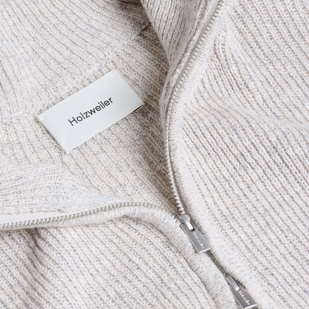Atlantic Zip Cardigan - Blue Mix