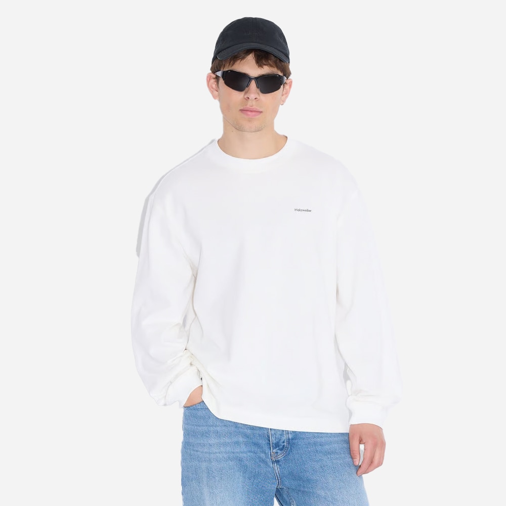 M Relaxed Long Sleeve - White