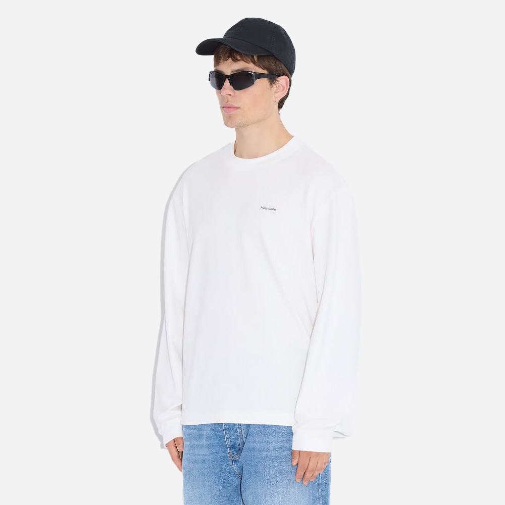 M Relaxed Long Sleeve - White