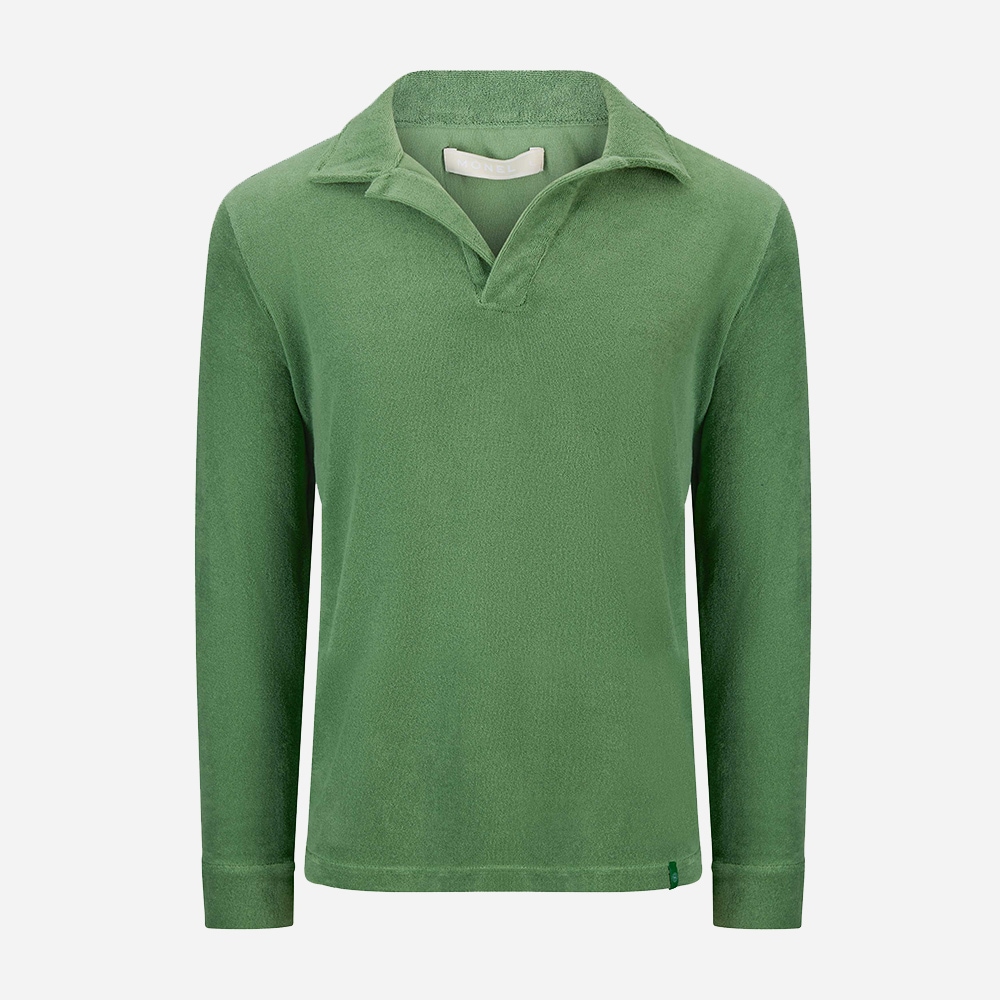 Michael Longsleeve Terry - Vineyard Green