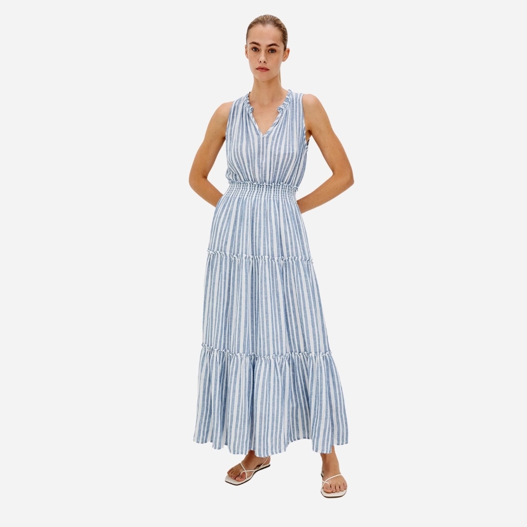 Loulou Dress - Jalisco Stripe