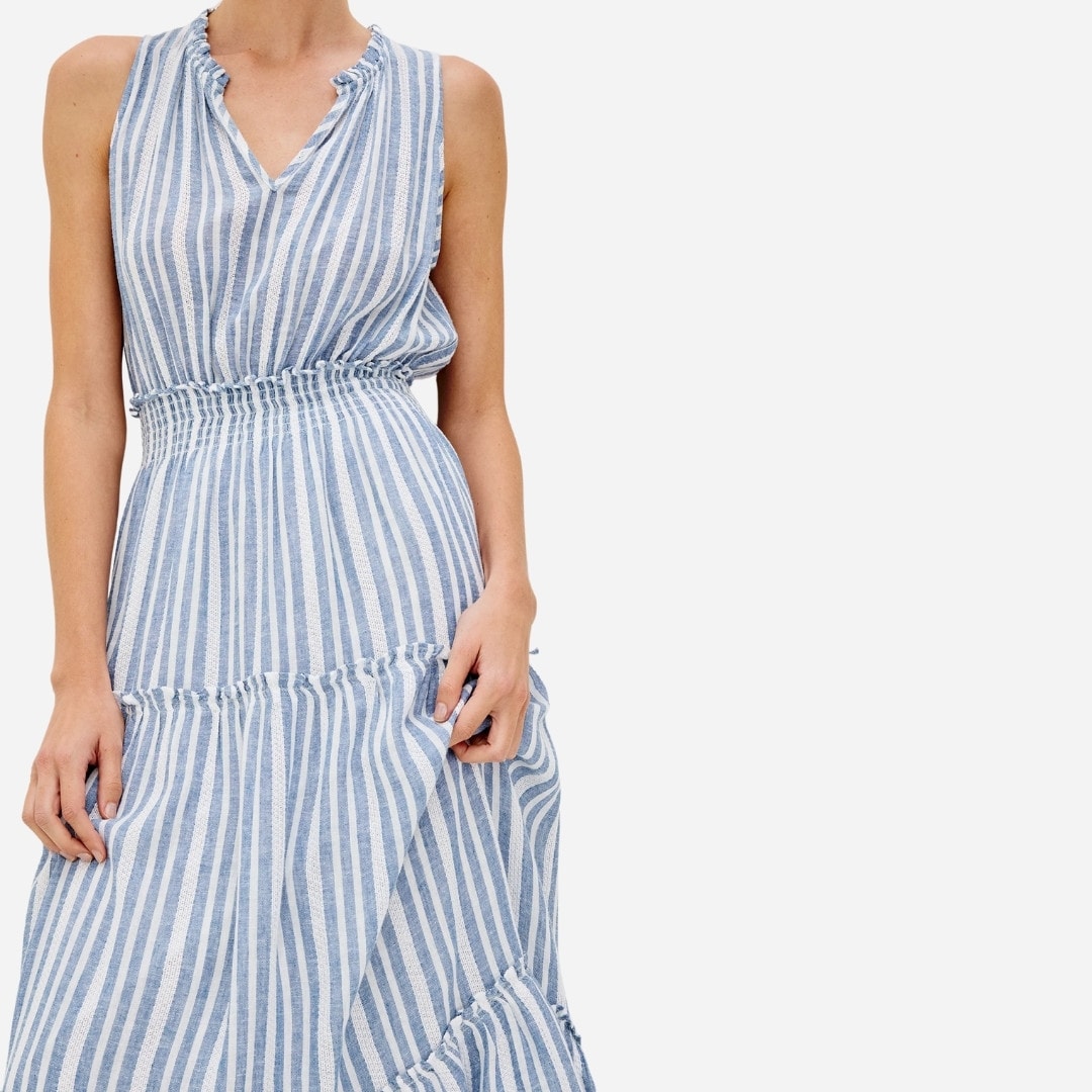Loulou Dress - Jalisco Stripe