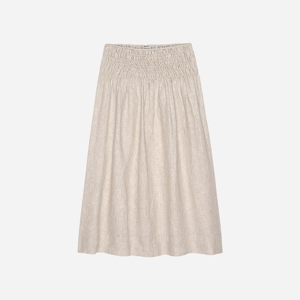 Alessa Skirt - Heathered Flax