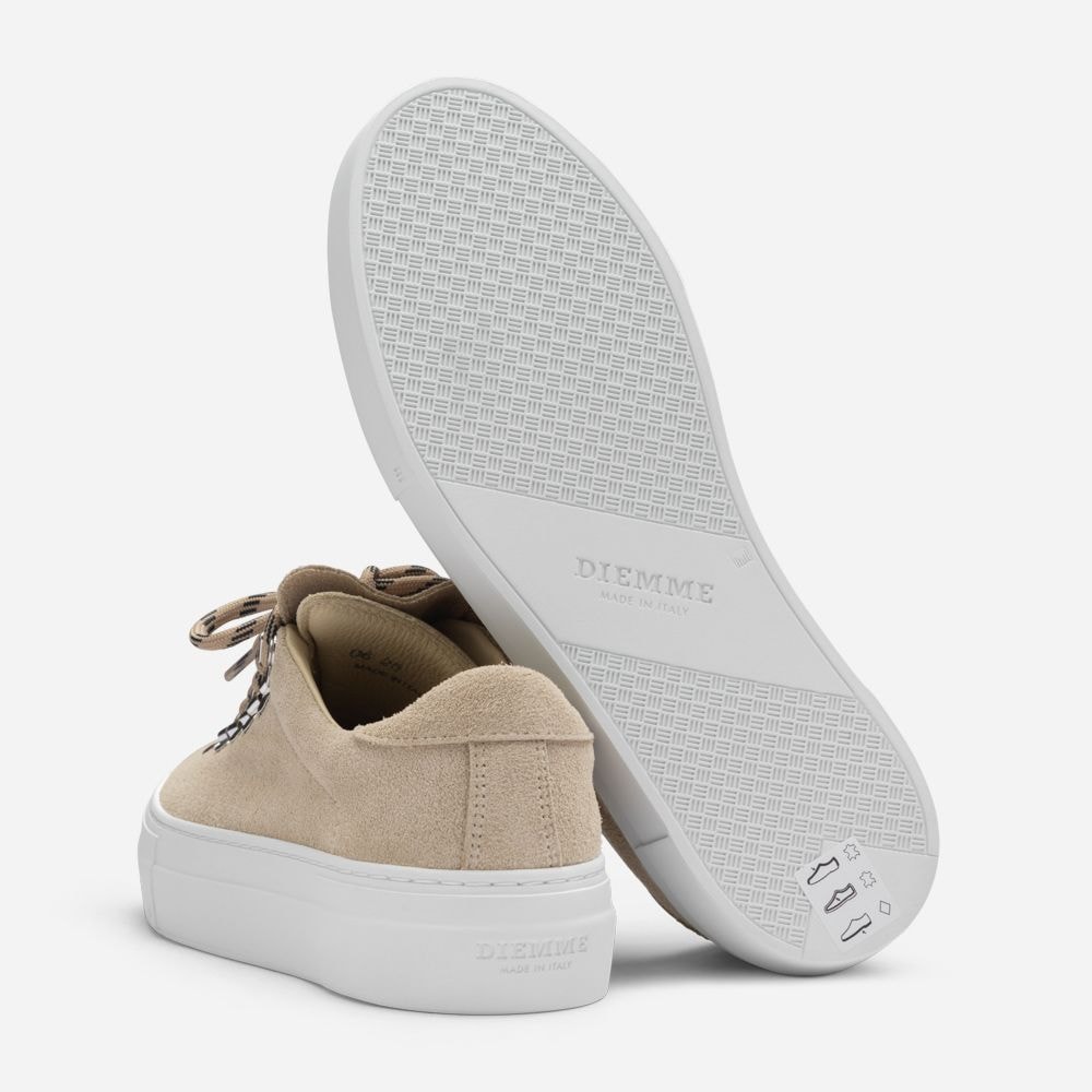 Marostica Low Platform - Sesame Suede